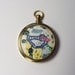 Blue Tit Birdseeker Miniature Embroidery Brass Frame