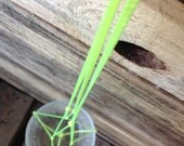 Handmade Neon Green Macramé Hanger - Free US Ship