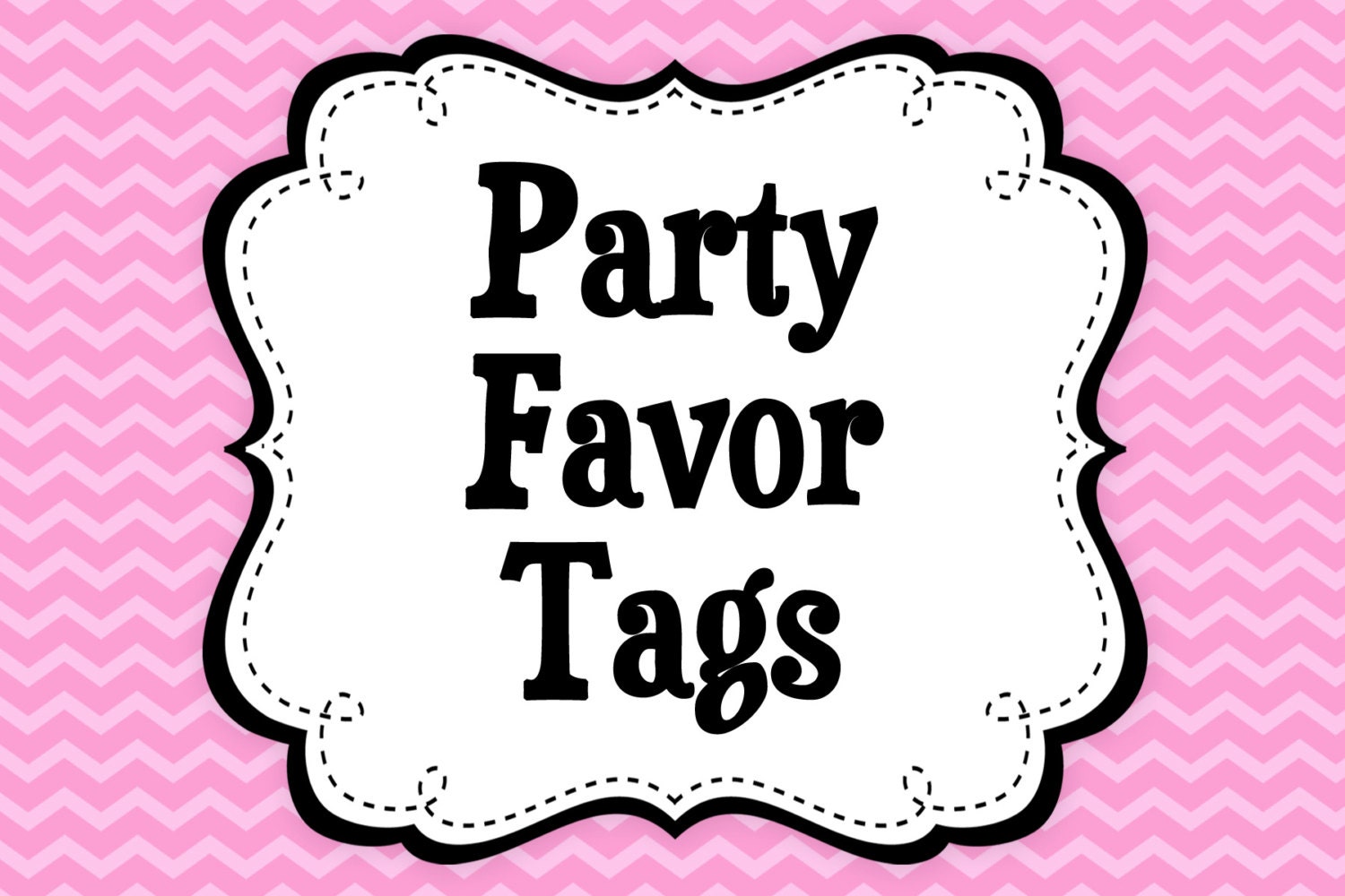 Matching Party Favor Tags, Goody Bag Tags Il_570xn