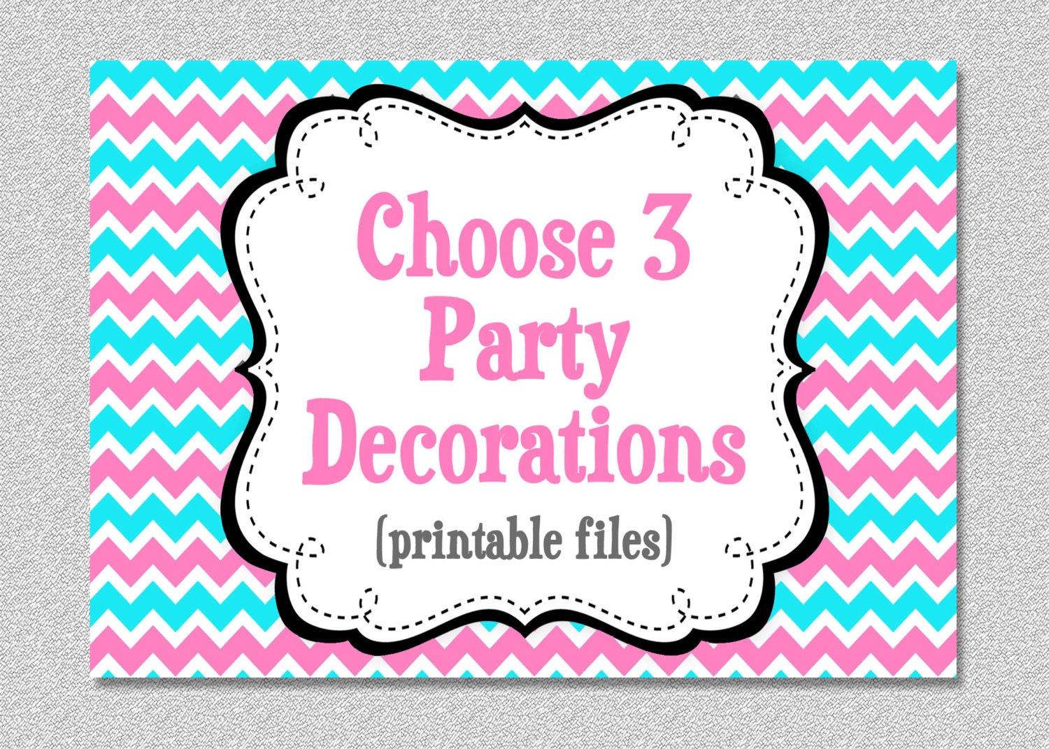 Party Package - Choose Any 3 Items Il_570xn