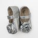 Baby Girl Shoes Toddler Girl Shoes Soft Soled Shoes Wedding Shoes Flower Girl Shoes Spring Shoes Summer Shoes Silver Shoes-Silver Bells