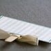 Starfish and Shell Beach-Themed and Ribbon Custom Fan Wedding Program Shown in Aqua, Ivory and Taupe -- DEPOSIT