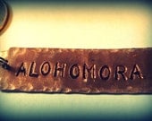 Alohomora Harry Potter Upcycled Copper Charm