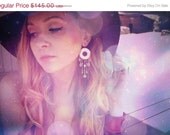 MEMORIAL DAY SALE Into the Night /// Handcrafted Druzy Earrings /// Amethyst, Chrysoprase, Brass, Gold Fill /// Bohemian, dangle, gypsy, Br