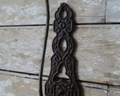Vintage Paper Spike For Bill Receipts Mount  Cast Iron