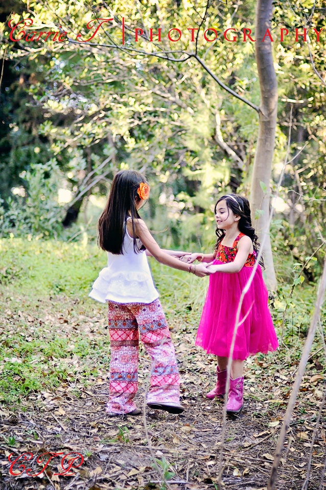 Baroque wide girl Easter pants from the Now and Then collection by Janum for Spring / Summer 2013