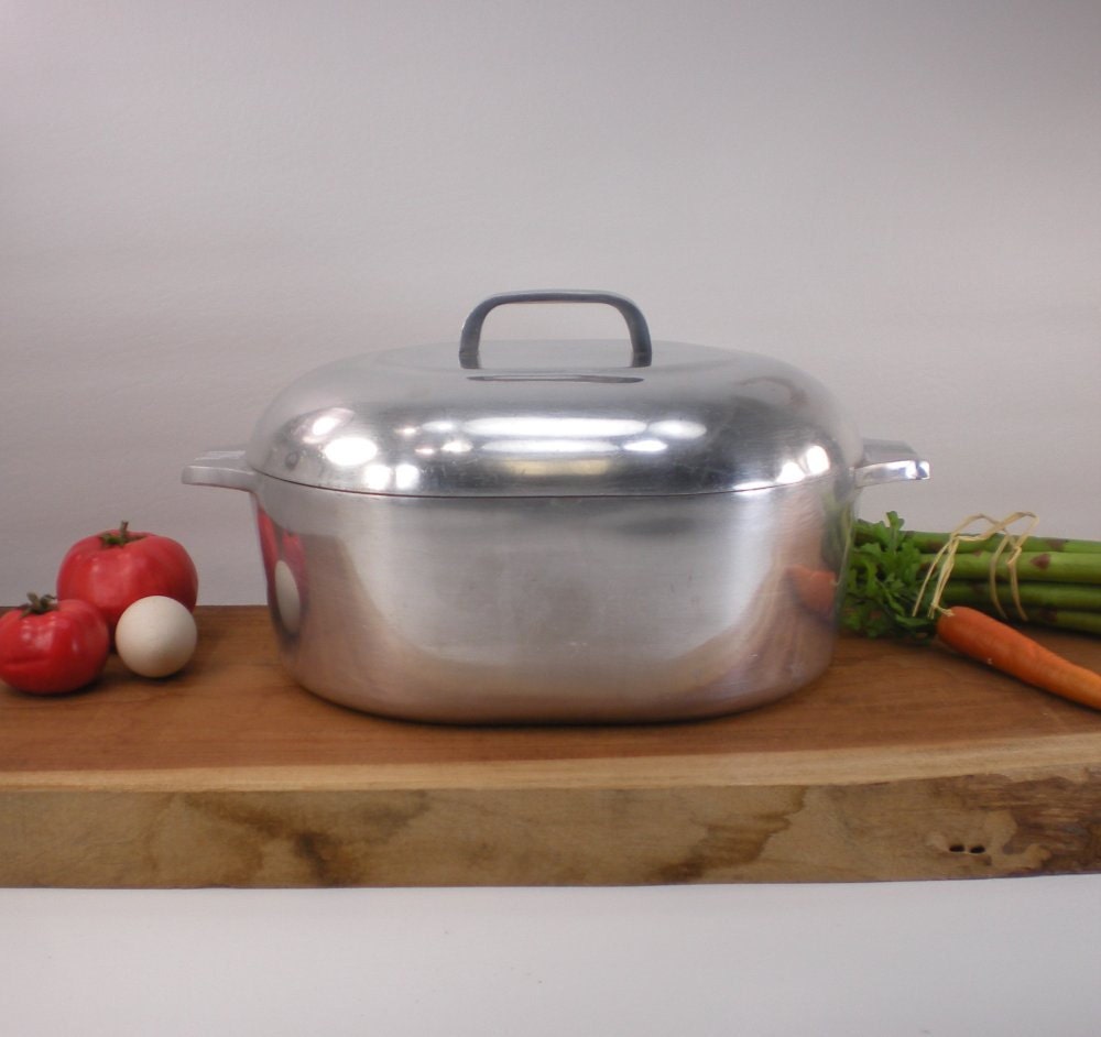 Wagner Ware Magnalite 8 Quart Oval Roaster 4265P - Dutch Oven - Aluminum USA