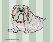 8 x10 dog love print - "greta" -ready to frame with mat