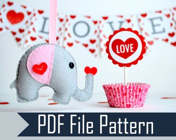 Baby Elephant PDF Sewing Pattern A490 Il_570xn