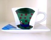Mad Hatter- Teacup and Saucer