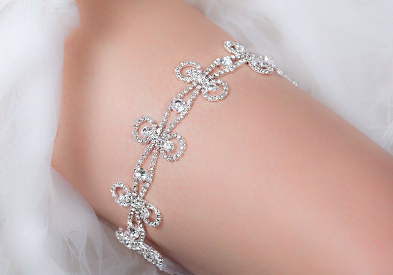 Bridal Garter  - Wedding Garter with Crystals