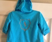Rumble baby hoodie. Oklahoma City thunder baby hoodie. Blue. Orange. Bison. Okc. Thunder up. Oklahoma.  Sweatshirt. Baby jacket.
