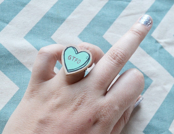 Heart Candy Ring - GTFO