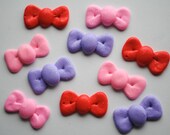 Royal Icing Bows with Sparkles (24) Perfect for cookies or cupcakes.