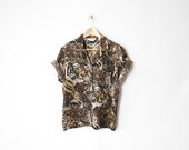 Vintage 80s Eye of the Tiger Shirt -  s/m/l