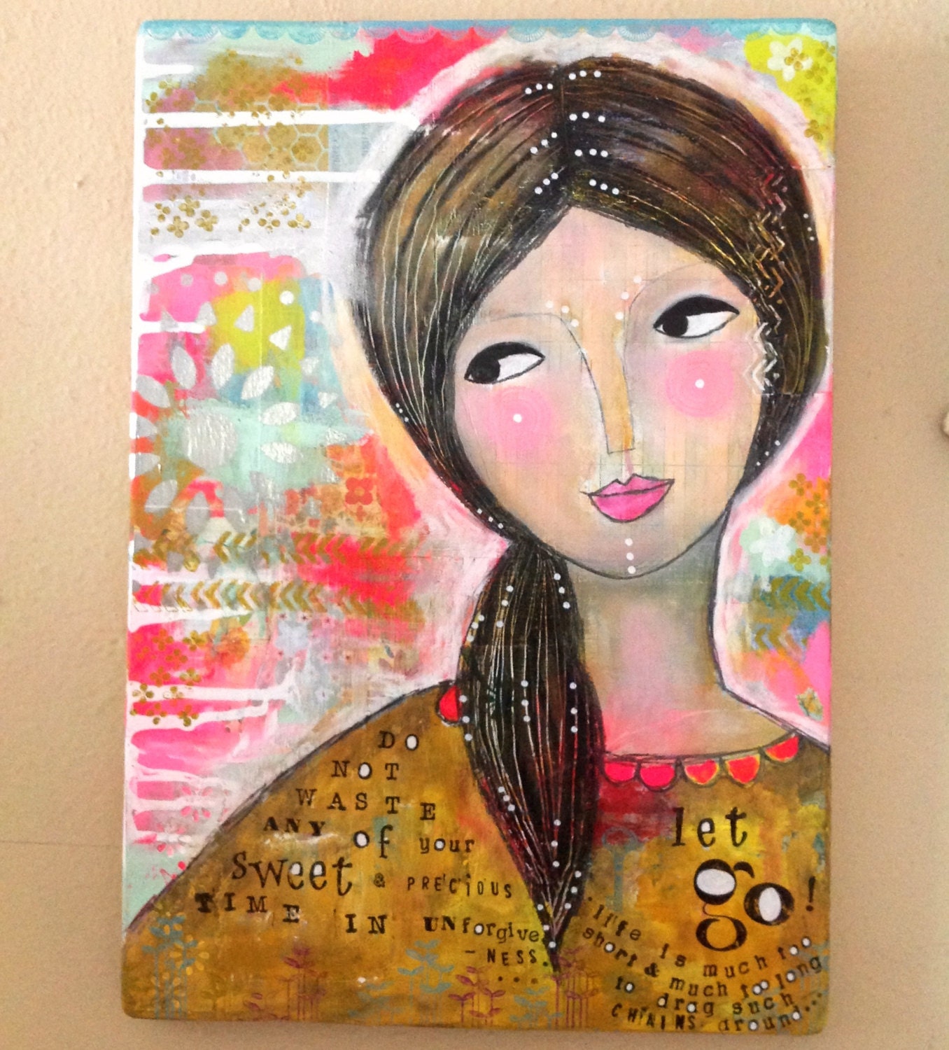 SOLD Come alive and shine original painting
