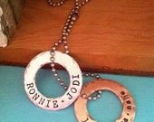 New-Large Mixed Metal Washer...Hand Stamped