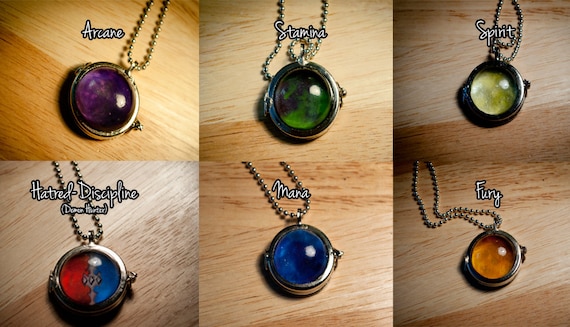 Diablo Orb Necklace- Choose from all Classes- Diablo Inspired Video Game Jewelry
