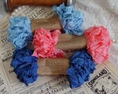 Shabby Wrinkled PETALS on the POND ribbon bundle, 15 yards