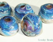 Handmade Lampwork beads "Nuggets" Creeky Beads SRA