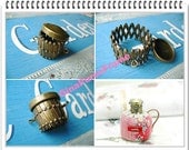 Flagon metal frame for Wine pot coin purse making  (30mm diameter) antique brass color  ///purse bag pouch making-1piece