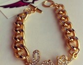 L O V E Gold Bracelet
