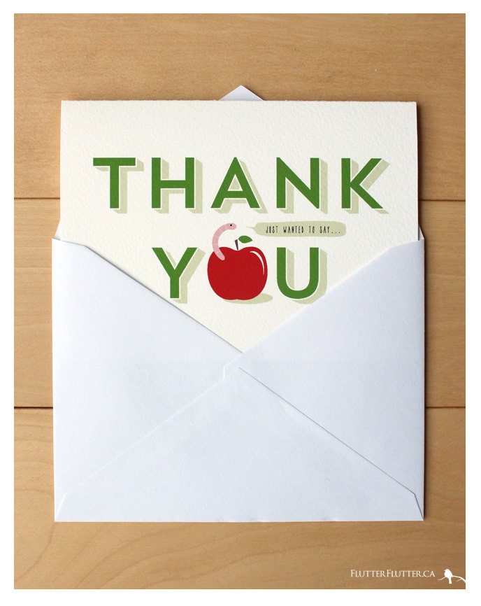 Thank You Cards for Teachers - Printable