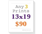 Any Three Prints 13x19