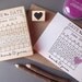 Save the Date Rubber Stamp Set - DIY Calendar Stamp with Heart over your date - Personalize with Names - Wedding Rubber Stamp