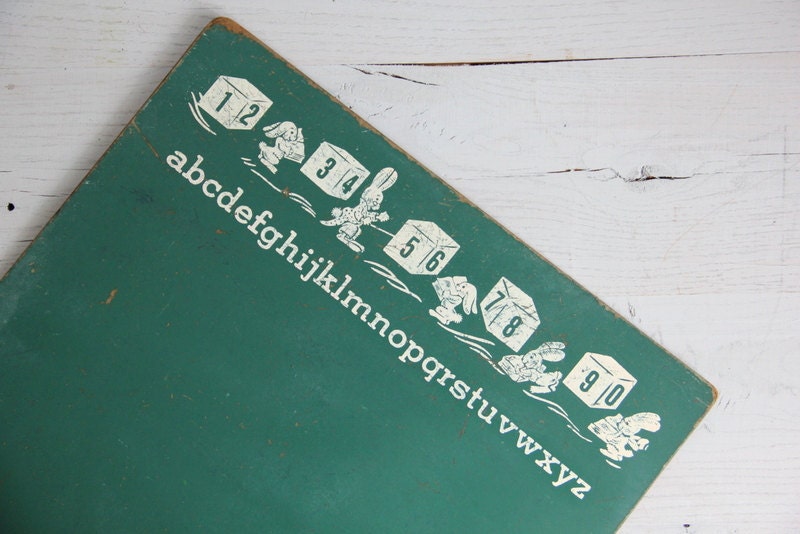 vintage childs chalkboard
