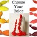 Necklace FILA with Beads of Corrugated Cardboard - yellow orange red salmon burgundy