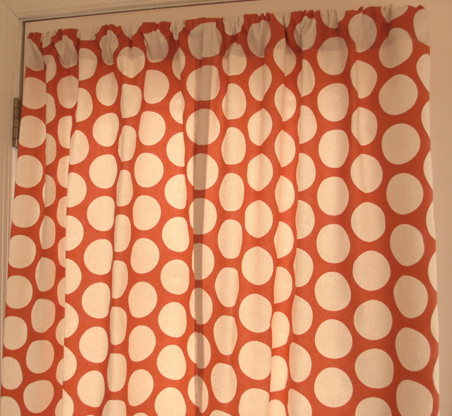 Two Curtain Panels 25 x 84 Premier Prints Sweet Potato
