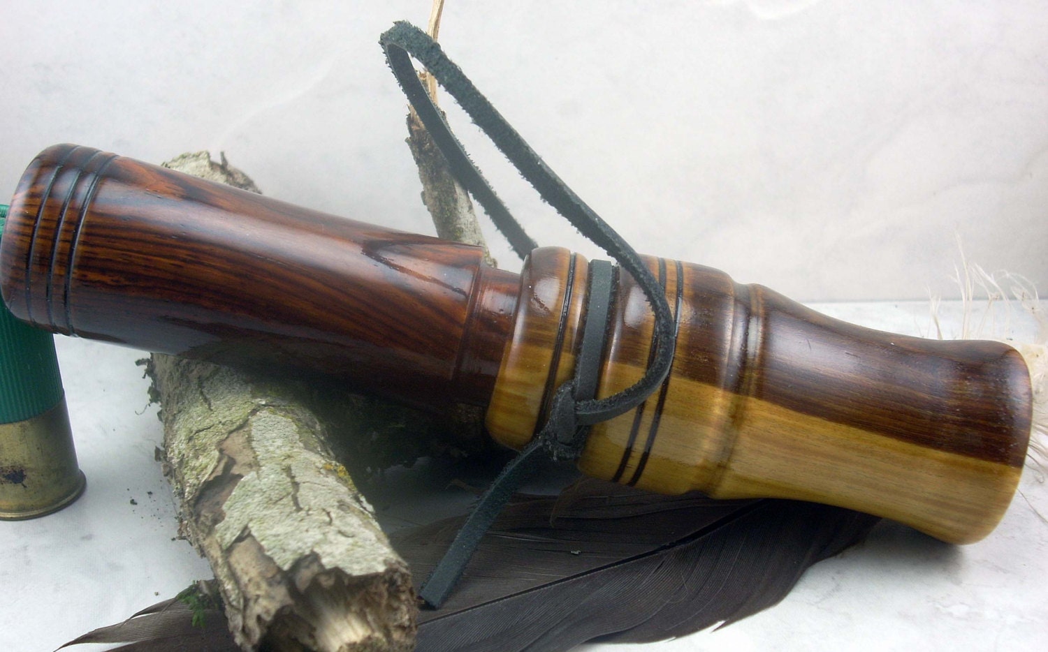 Short Reed Lignam and Cocobolo Goose Call (game call/duck)
