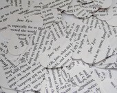 100 300 500 Jane Eyre Heart Shape Table Confetti literary vintage wedding party decoration Etsy UK  vintage upcycled eco-friendly