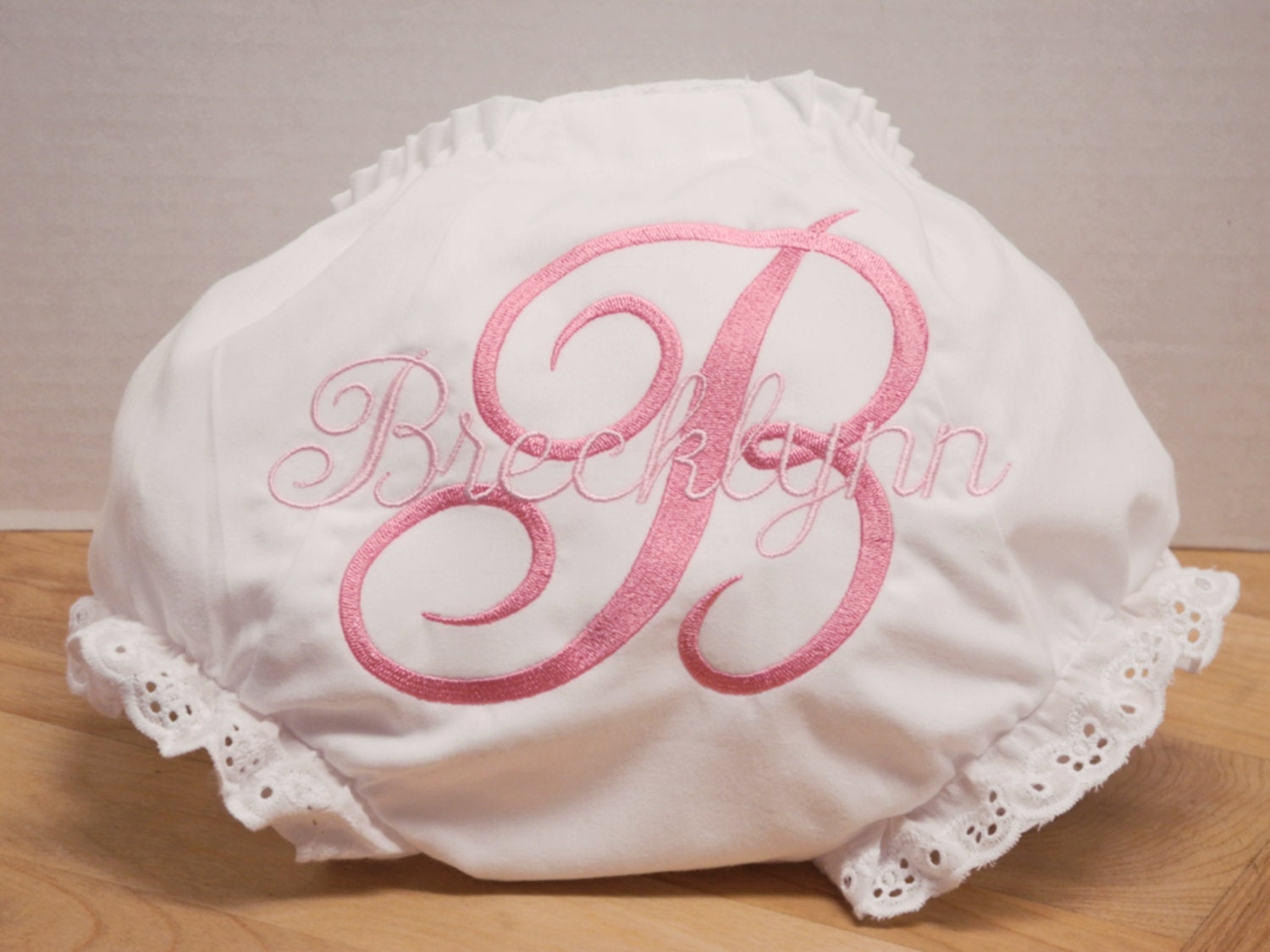 Extra Large Initial Diaper Cover Bloomers Personalized