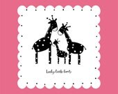 Animal Series- Giraffe family