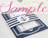 Nautical Wedding Invitation Suite // Sample