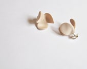 minimalistic contemporary jasmine flower pair of pins
