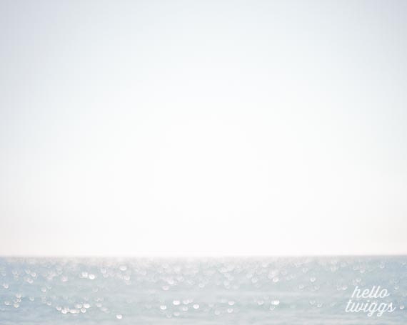 Summer Photography, Landscape, Seaside, Nautical Print, Dreamy Whimsical Print, Wall Decor - Summertime Day