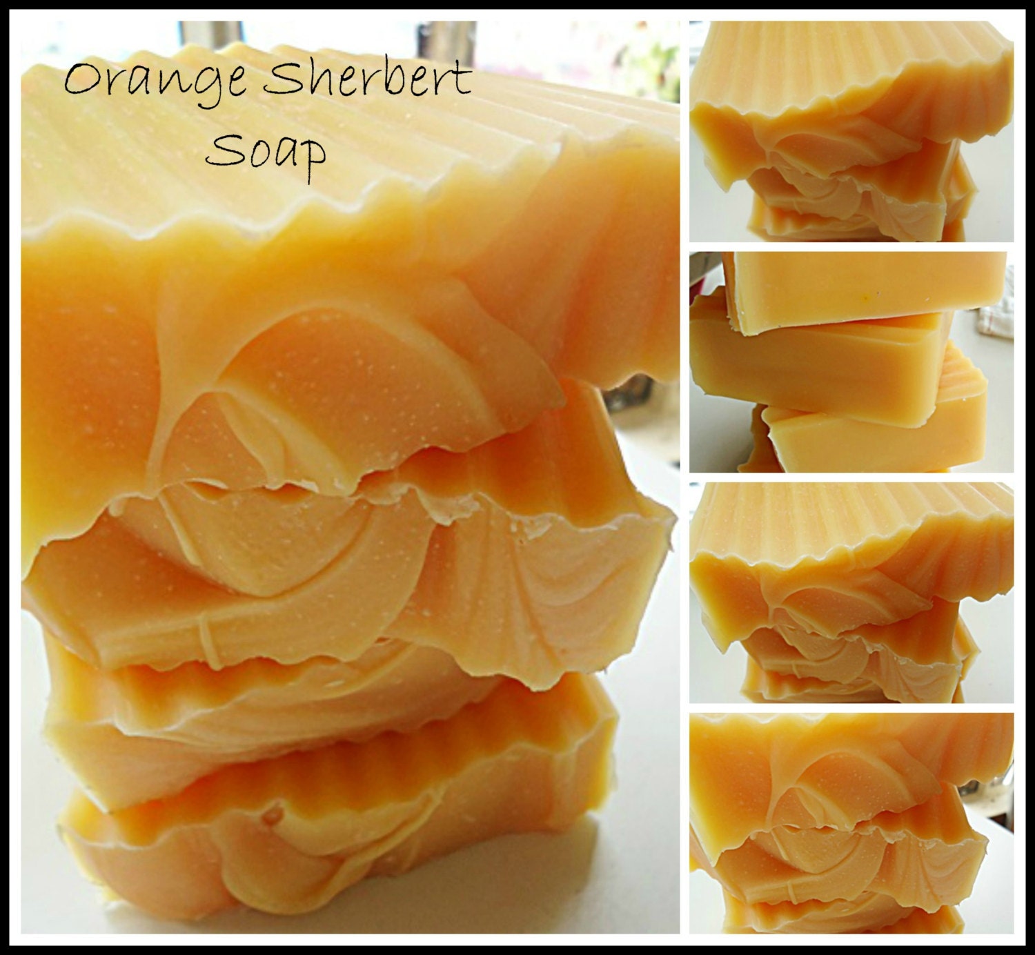 Orange Sherbet Soap-6-7oz.