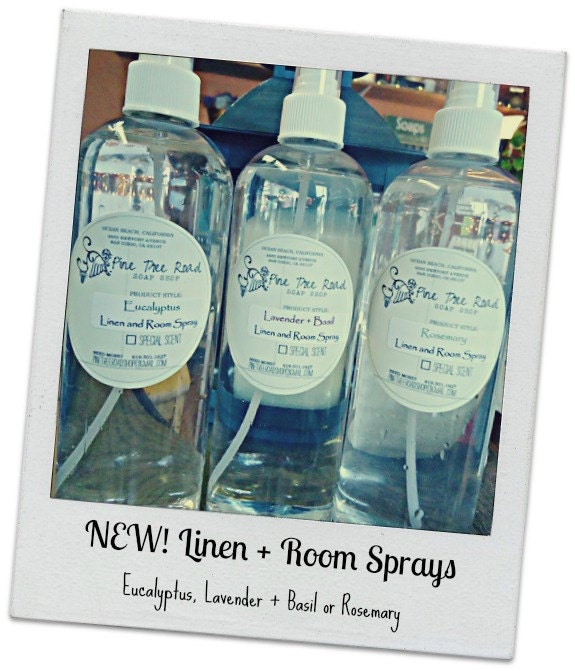 Linen & Room Sprays-16 oz-Linen Spray- Room Spray-Eucalyptus, Lavender and Basil or Rosemary Mint
