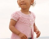 Hand Knit Child's Sweater - Knit Baby Sweater - Sizes 6 months to 6 years - Made to Order
