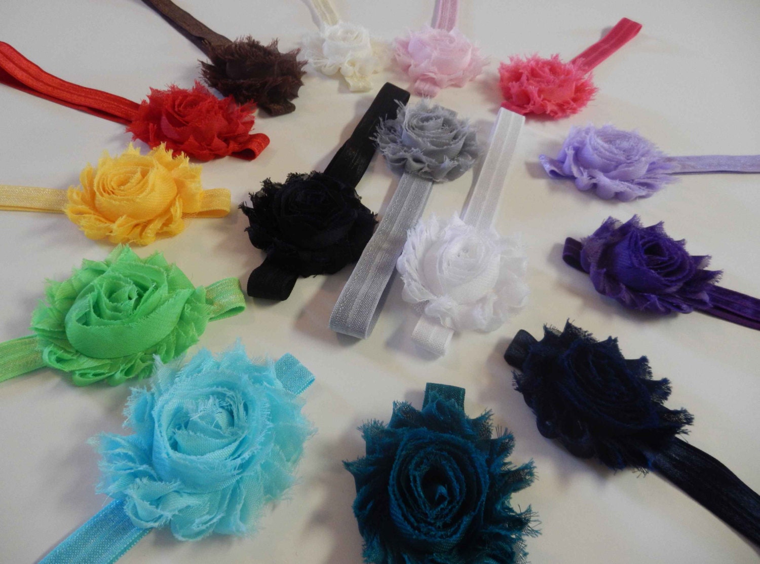 You Pick 8, Shabby Chic Headband Set, Newborn Headband, Infant Headband, Children's Headband, Baby Girl Headband, Adult Headband