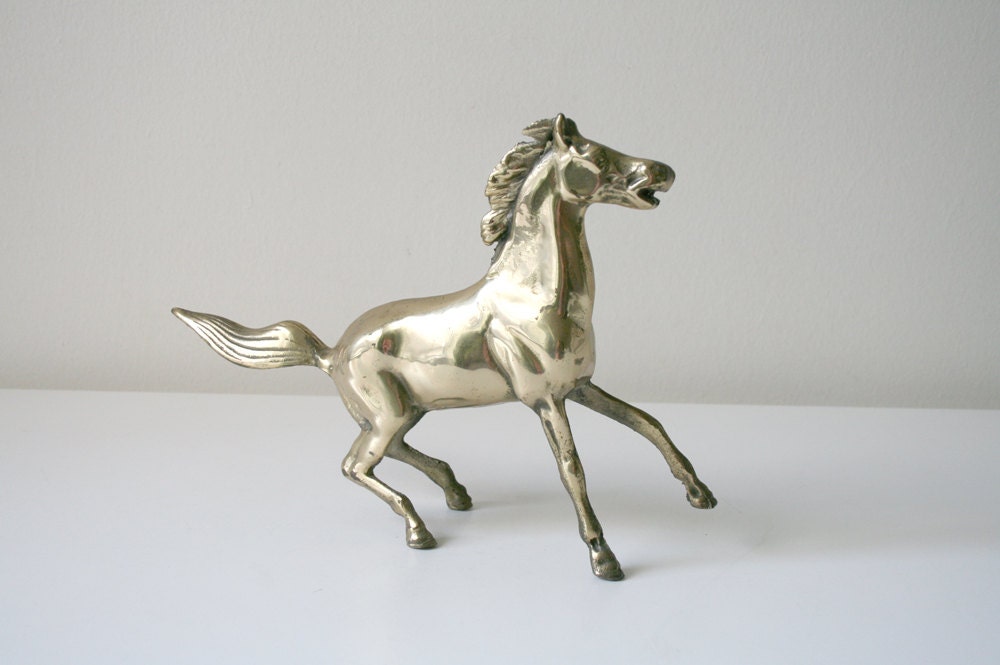 SALE Brass Horse