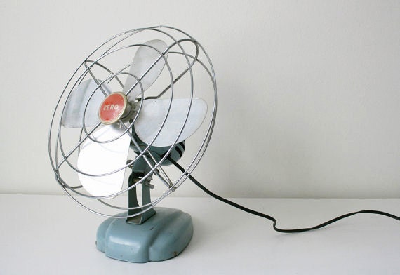 Zero Light Blue Fan