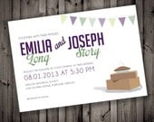 Fair and Casual Cute Wedding Invitations