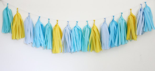 Tissue Tassel Garland Kit - Poolside Il_170x135