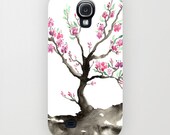Samsung Galaxy S4 - Sakura Cherry Tree Case - Floral Cell Phone Cover - Samsung S3 Case
