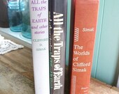 another vintage SCIENCE FICTION bookstack 1960s lot of 3 SIMAK Traps of the Earth Worlds of Clifford Simak