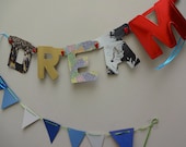 DREAM Decorative Celebration Banner / Recycled Materials